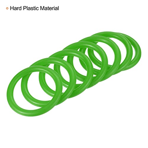 PATIKIL Carnival Ring-Toss Rings 8cm ID, 24 Pack Plastic Hoop for Outdoor Party Favor Game Booth Green, 8.5cm - Image 4