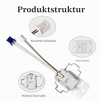 Hotend-Baugruppe mit Halteclip für Anycubic Kobra S1 Max 3D-Drucker – Ansicht 4