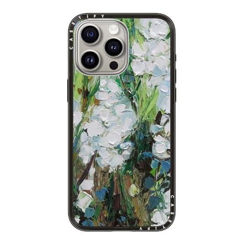 Coque haut de gamme iPhone 15 Pro Max CASETiFY fine élégante motifs floraux