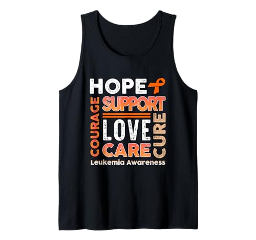 Leukemia Support Blood Cancer Tee Family Leukemia Awareness Tank Top
