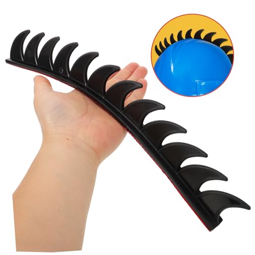 Calcomanía de TPR resistente a la intemperie para decoración de casco negro 3