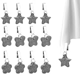 Lot de 12 poids de nappe avec clips pour l'extérieur - 3 formes de poids de nappe, cintres...