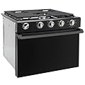 Generic Replacement for Dometic R1731-BBPFMO - 50516 RV Stove | 16"" Tall Gas Range and | Black Finish