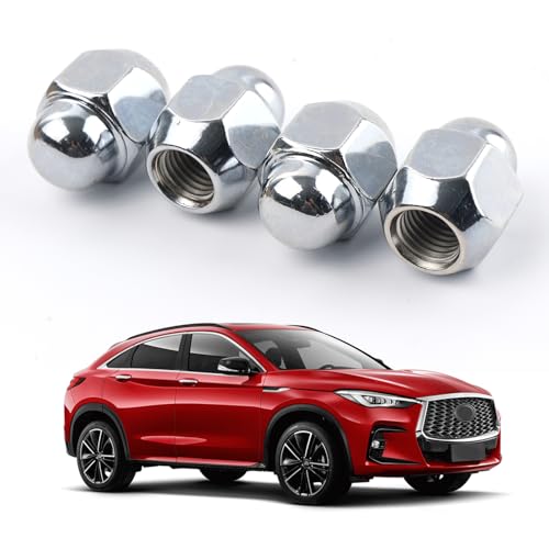 OEMASSIVE 4PCS Wheel Nuts for NISSAN Models 21mm,M12X1.25 for NISSAN Alloy Wheel Lug Nuts for NISSAN Teana X-Trail Loulan March Sylphy Sunny Livina/Sylphy Tiida Q60/G Q70/M Series