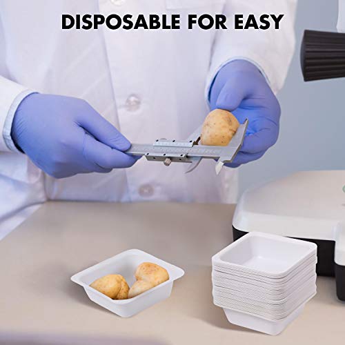 Young4Us CLP-ZH-100 7Ml 100Ml Weigh Boat Set, 100 Pack Small & Large Lab Weighing Dishes For Measuring, Storing, Mixing Powders & Liquids With Easy Pour Design Disposable Mini Plastic Square Dish Scale Tray thumb #5