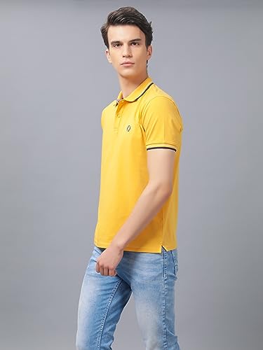 Nimble-Original-Tipped-Polo-T-Shirt-Yellow