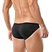 TADUANO Men's Underwear Bikini Briefs Low Rise Sexy Fashion with Pouch Solid Color Comfortable (2XL,Black)