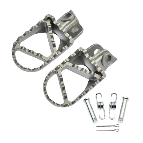 UTONGMU cale Pied Moto pour Beta 125 250 350 390 400 430 450 480 498 500 RR 2T 4T pour XTrainer 250/300 pour Motard 525 Repose Pieds Moto Pédales