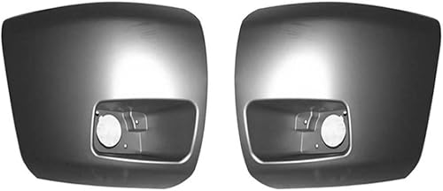 Para Chevy Silverado 1500 2007-2013 Bumper End Driver and Passenger Side  Par  Delantero  Exterior  Pintura para combinar  Híbrido  CAPA  GM1004147,