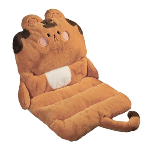 Coussin de siège d'auto mignon et ergonomique en peluche animée