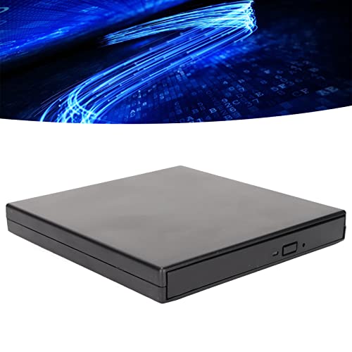 Leitor de dvd externo, leitor de cd liga de alumínio economia de energia à prova de choque plug and