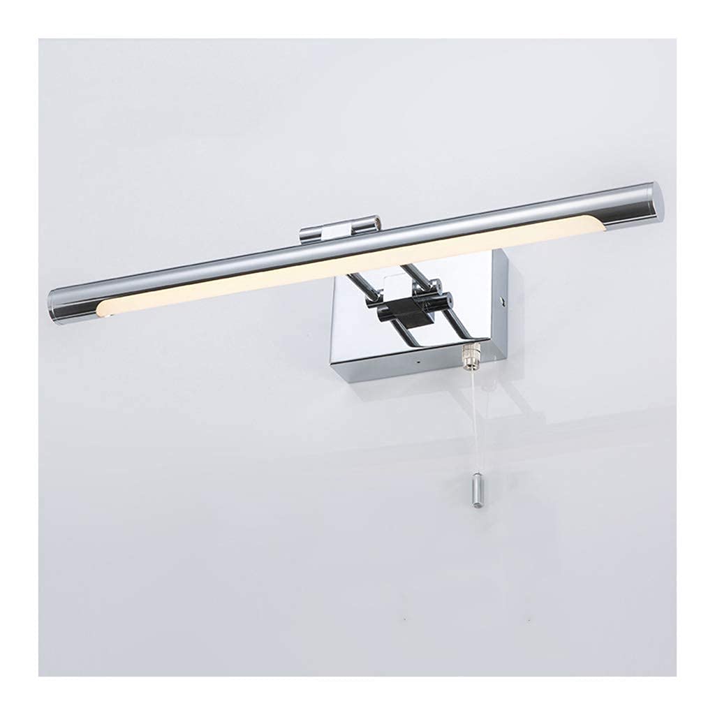 TYUHDUYUR LED Mirror Headlights Bathroom Mirror Cabinet Lights with Switch Waterproof Mirror Headlights (Color : White light-8W/460mm) (Color : White Light 12w/660mm)