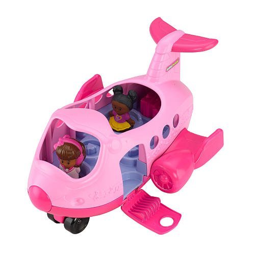 image for Fisher-Price Little People Spin 'N Fly Airplane - Pink