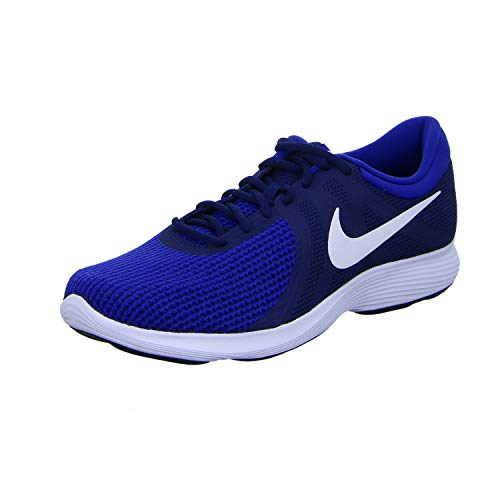 nike men's revolution 4 blue running shoes