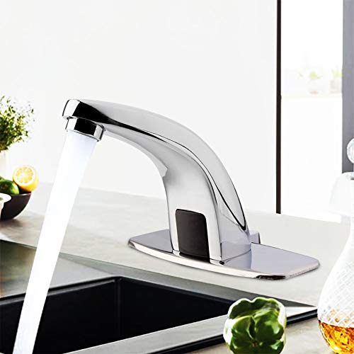 SOULONG Rubinetto automatico a Infrarossi Rubinetto Automatico a Infrarossi Cromato Rubinetto Sensore Automatico Rubinetto Automatico Lavabo Lavabo Rubinetto Cromato Lucido