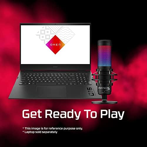 HyperX Quadcast S Mikrofon Pojemnościowy USB RGB do Komputerów PC, PS4 i Mac, Ochrona przed Wibracjami i Uderzeniami, Ochrona przed Pop, Granie, Streaming, Podcasty