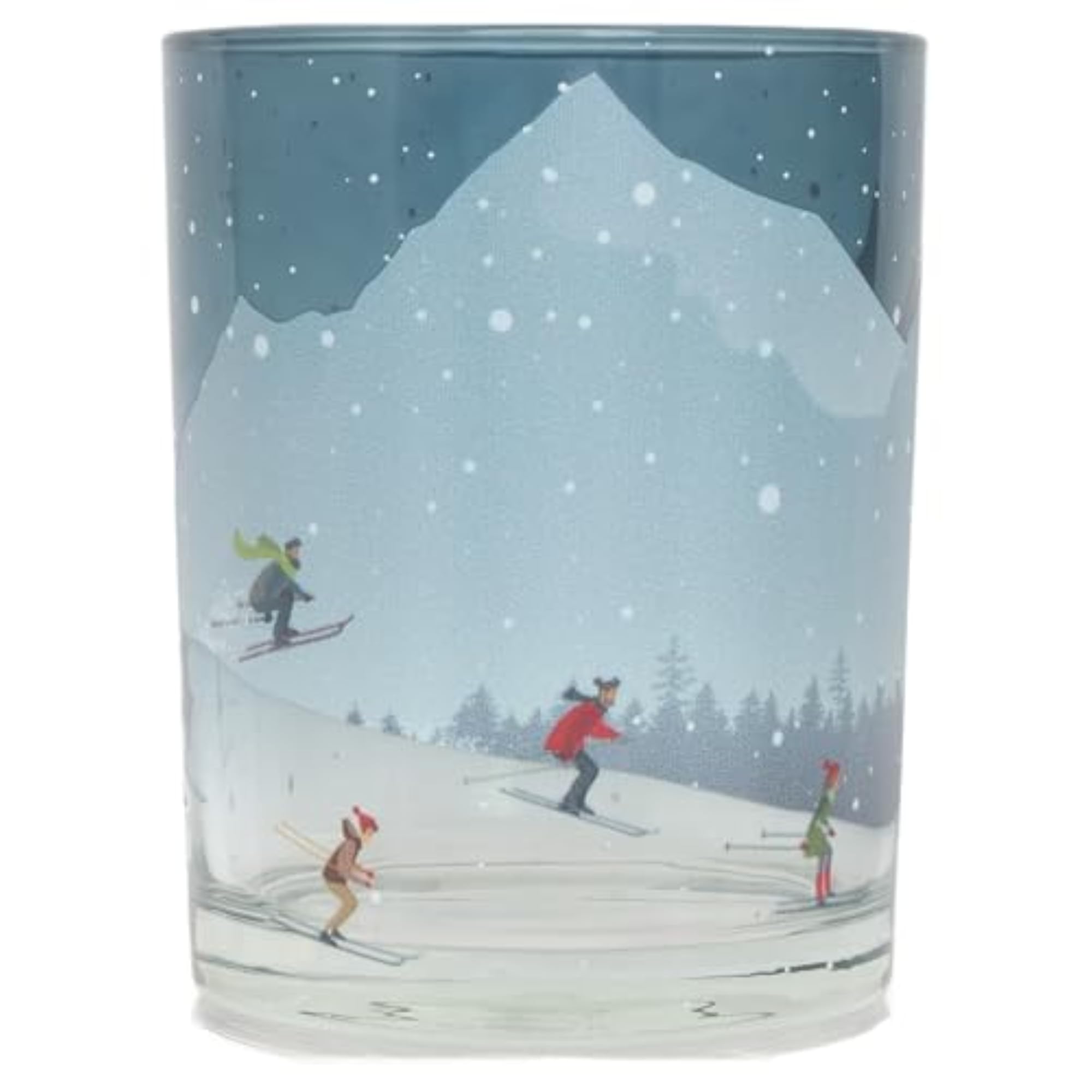 Small Glass Votive Candle Holder for Tabletop Decor