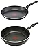 Produktbild Tefal B30310 Cook&Clean Pfannenset - 28 cm Bratpfanne + 28 cm Wok, Teflon Antihaftbeschichtet, Bratpfanne Set tief