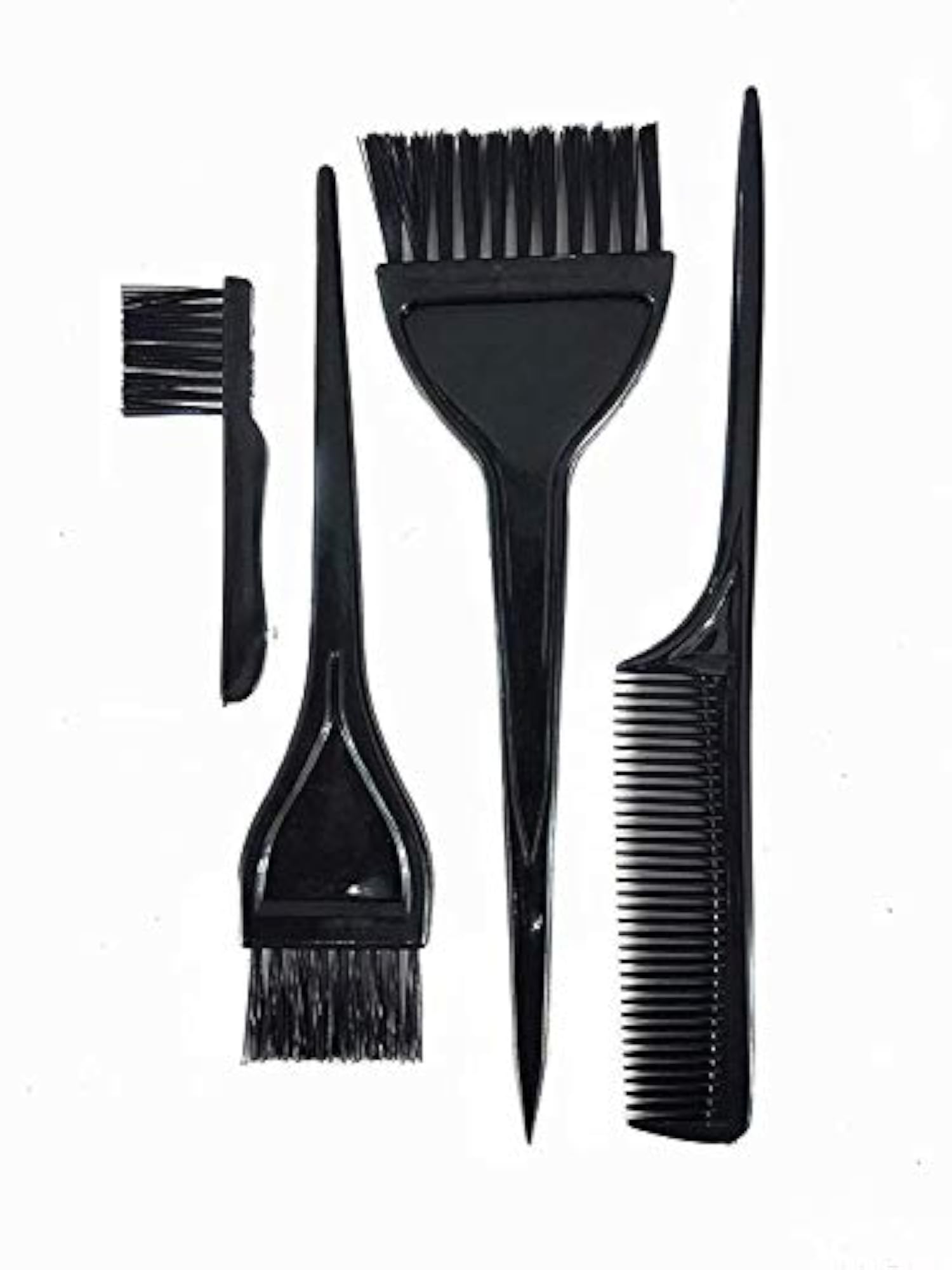 Combo of 5 Pcs Hair Comb, Dye Brush And Mixing Bowl Kit