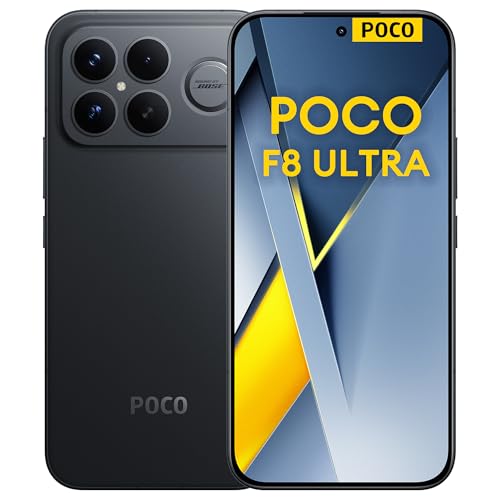 �ySIM�t���[�zXiaomi POCO F8 ULTRA | 5G | 16+512 GB | �O���[�o���� | �}���`���� |���{��Ή� |�X�}�[�g�t�H���{�� | 6.9�C���` | Black �u���b�N�y���s�A���i�z