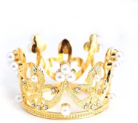 Amazon.com: YADIRF Mini Crown Cake Topper Tiara Small Cupcakes Crown ...