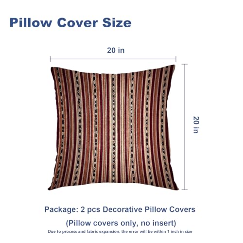 Housse de coussin de decoration style tapis oriental avec tissage vintage durable