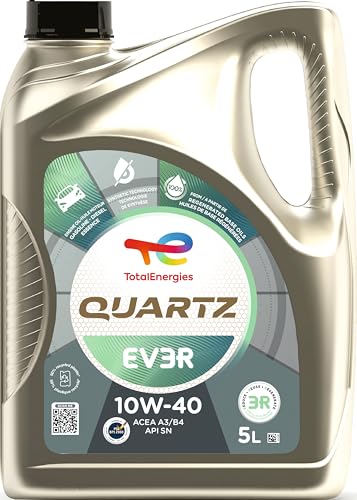 TotalEnergies Quartz EV3R 10W-40, Huile moteur essence et Diesel, 5 litres