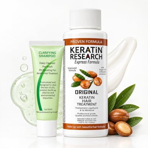KERATIN RESEARCH Brazilian Keratin Hair Treatment Straightening Complex