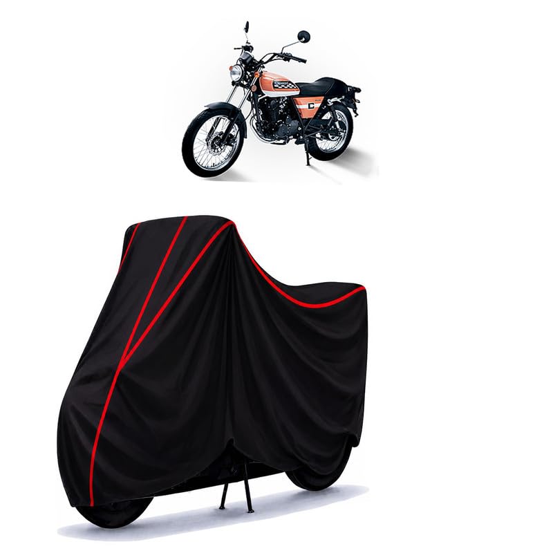 Image of Cleveland Cyclewerks Ace Water Resistant Bike Cover for All Motorcycles & Rain | Heavy Duty Taffeta Fabric | UV Protection, Dustproof, Scratchproof | All Weather Two Wheeler Cover with Elastic Bottom