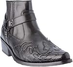 Men's Cowboy Boots Western Pointed Toe Zipper Dress Casual Riding