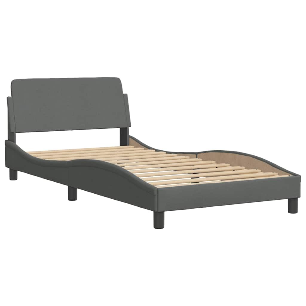 Tessuto premium grigio scuro Giroletto con doghe Hanko 100x200 cm