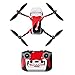 Fenmic Graffiti Sticker Set completo di adesivi per controller del corpo per D JI MAVIC Mini 2 (Red)