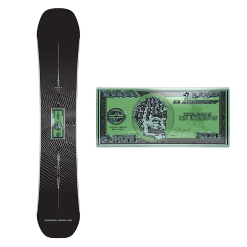Stompgrip Premium Snowboard Stomp Pad | G-Note | Vice Collection | 3D Decal | Green
