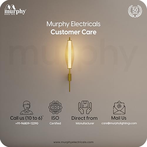 Image of Murphy Glint Mesh 12W Wall Light |Aluminium Body |Golden Finish| Pack of 2 | 3-in-1 Color Changing LED (Cool White /Warm White /Natural White) with 2-Year Warranty