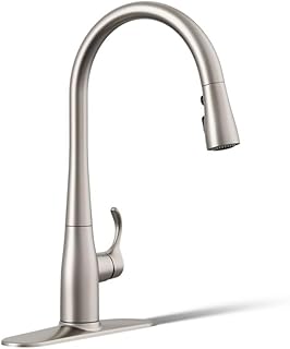 596-VS Simplice Pull Down Kitchen Faucet, 3-Spray Faucet, Kitchen Sink F...