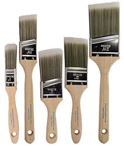 2 Set Pro Grade - Paint Brushes - 5 Ea - Paint Brush Set