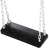 LVLUOKJ Asiento de Columpio de Goma Reforzado de Alta Resistencia, Columpio de jardín al Aire Libre para niños Adultos con Cadena de 1,8 m, Carga máxima 200 kg
