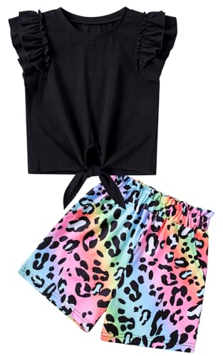 Kids4ever Girls Ruffle Sleeves Outfit Set (5-12Y)