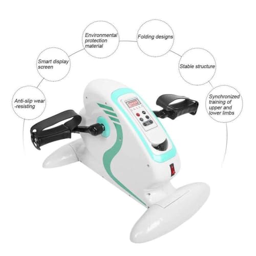 Pedaleador portátil para piernas y brazos con display LCD miniatura 2