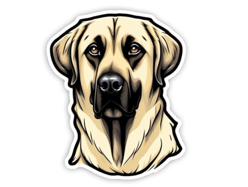 Anatolian Shepherd Dogs Sticker | Dog Lover Animal Stickers Decal | for Car, Notebook, Water Bottle | 5 Inches