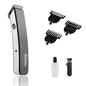 Kubra KB-1045 Rechargeable Beard and Hair Trimmer For Men (Red)