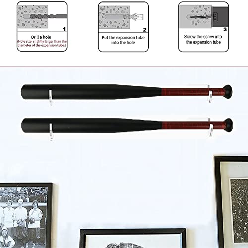 Support mural pour sabre laser en acrylique transparent pour exposition verticale - 5