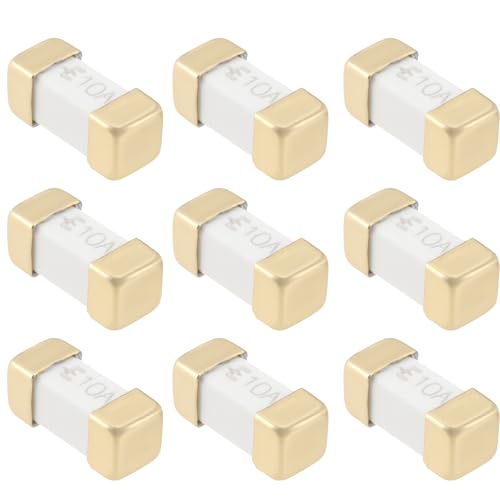 YINETTECH 30x SMT SMD 2410 Fuse 10A/125V for LCD LED TV Power Supply Unit Air Conditioner Ceramic