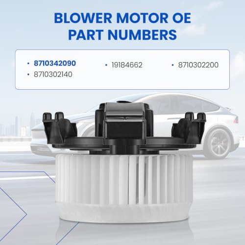 Image of HVAC Blower Motor 8710342090 Compatible with Toyota Corolla 2009-2019, for Matrix 2009-2014, for RAV4 2006-2018, Replace 8710302200 19184662 8710302140 A /C Blower Motor Assembly