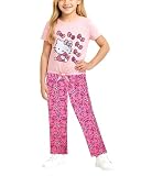 Hello Kitty Girls Legging Set - 2 Piece Printed T-Shirt and Cozy Matching Leggings for Girls (2T-12), Size 8-10, Pink Kitty