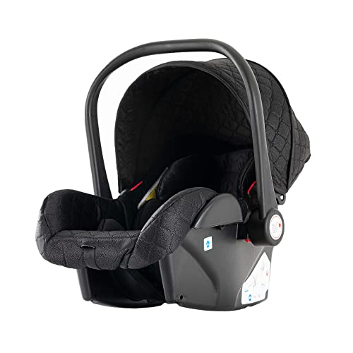 3 in 1 Kombikinderwagen Standardkinderwagen Kinderwagen Reisesysteme Buggy Neugeborener Tragbarer Reisewagen Kinderwagen Faltbarer High Landscape Kinderwagen (V9 Black)