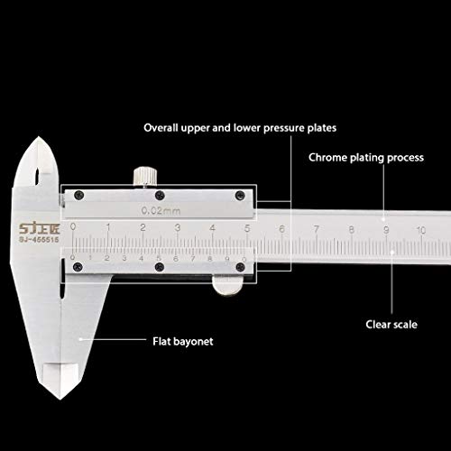 Calibrador Vernier Precisión 0-150 mm Acero Inoxidable miniatura 3