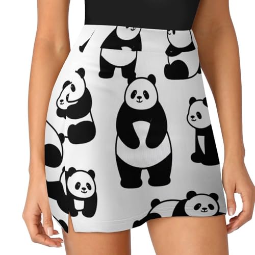 Women's Skorts Running Skort High Waisted Skirt with Built-in Shorts