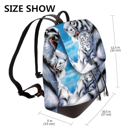 Sac à dos pour ordinateur portable EdWal en cuir multifonction