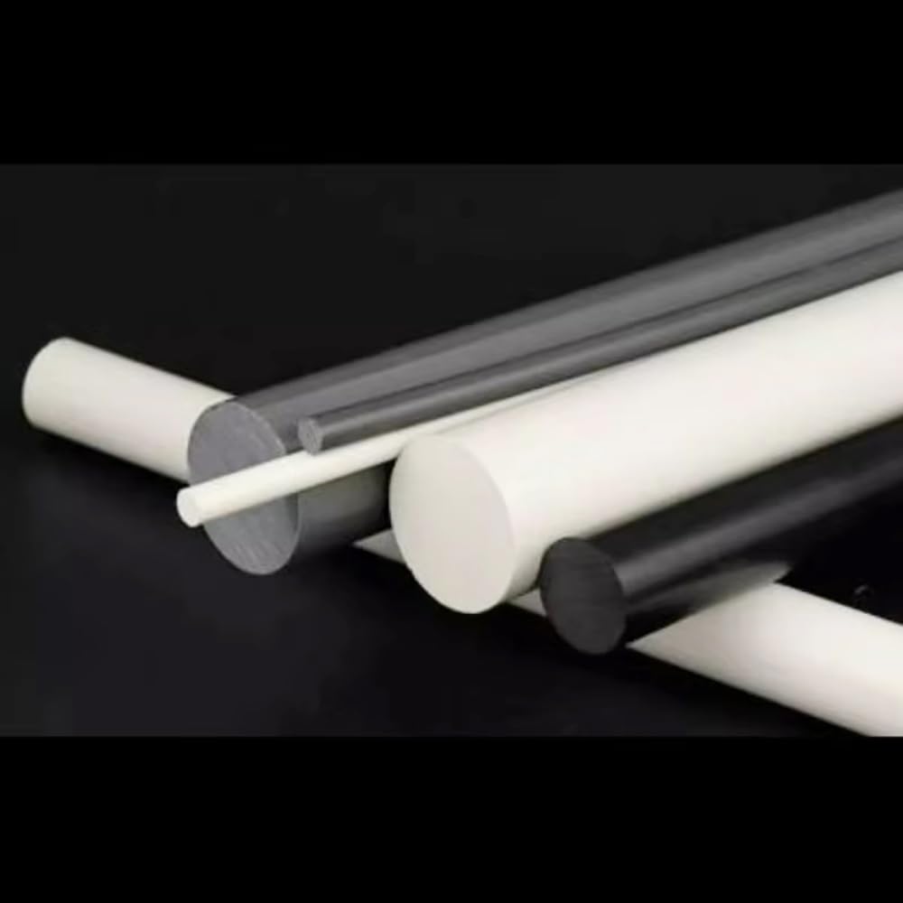 Starrer PVC-Kunststoffstab, 495 Mm Billet-Stange, Hervorragende Elektrische Isolierung, Chemikalienbeständig, Durchmesser 8 Mm Bis 45 Mm(Black,45mm 1Pcs)